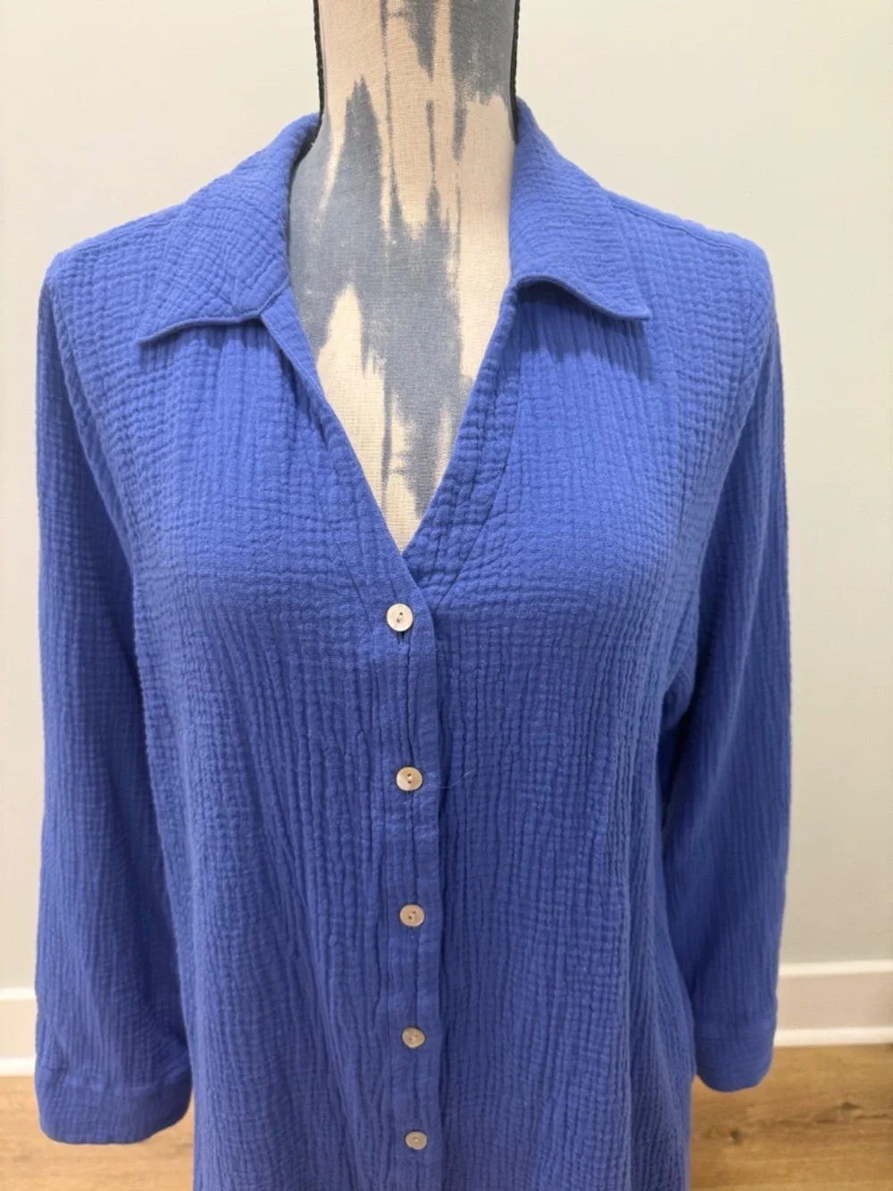Soft Surroundings Escambia Gauze Tunic in Size Large - Picture 4 of 9